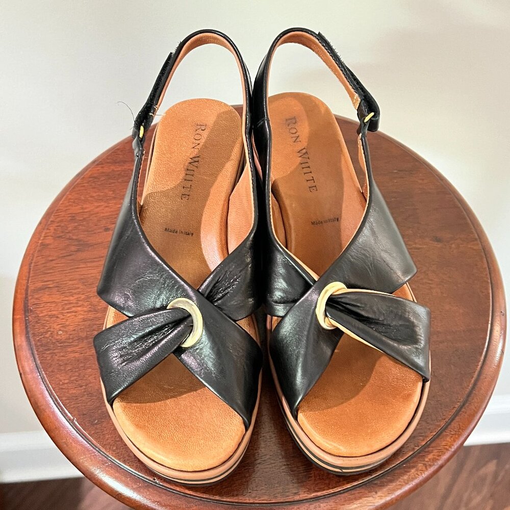 Ron White Priya Onyx Sandal - Barely Worn